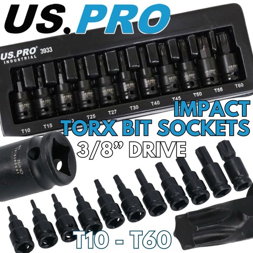 Pro impact torx bit sockets - torx,