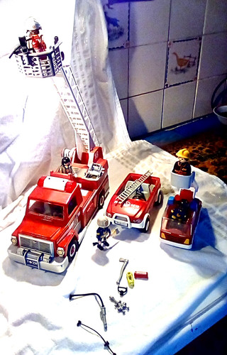 Playmobil large fire - , engine