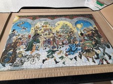 waddingtons Christmas  puzzle 1,000 pieces complete