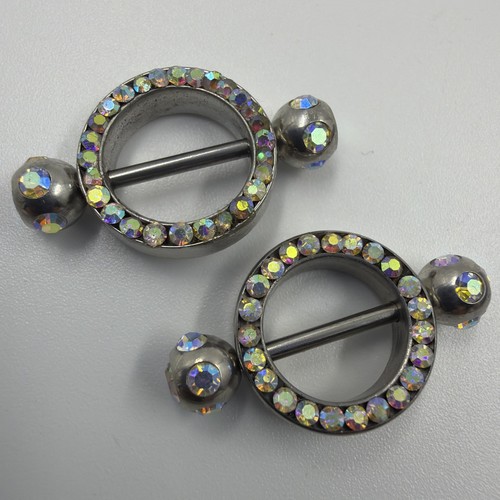 Nipple bar zircon - nipple,