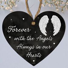 Memorial Heart Plaque -