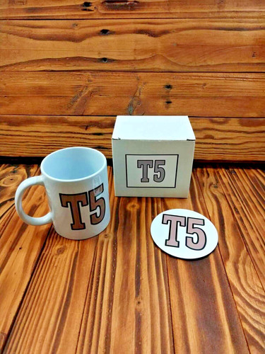 Vespa mug and coaster set - t5,