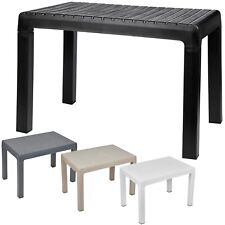 40x60cm Outdoor Plastic Lightweight Coffee Table Patio Balcony Garden Furniture