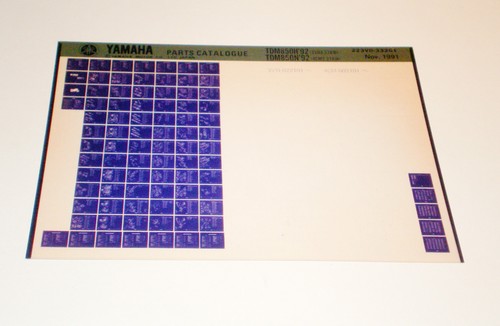 Microfich spare parts - microfich, catalog