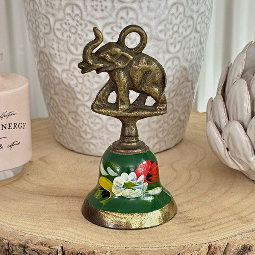 Vintage brass elephant - vintage, hand