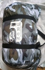 Gelert Junior Pod Child's 2 Season Sleeping Bag, Grey Camo