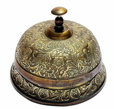 Counter Brass Bell Ornate Desk