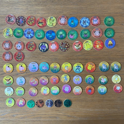Pokemon tazo pogs - tazo, discs
