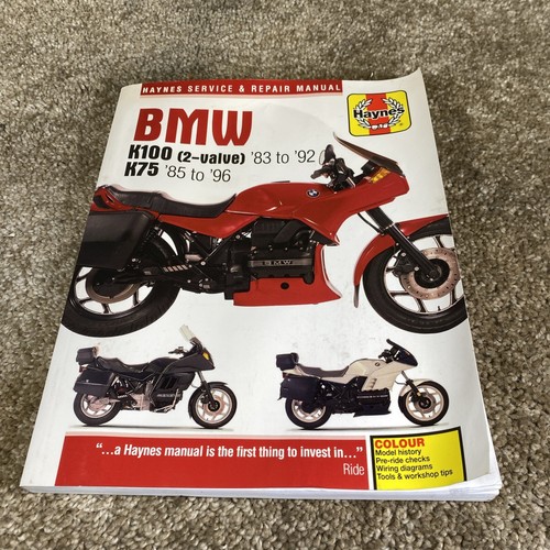 Bmw k100 2 valve models - 75,