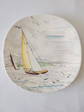 Vintage J&G Meakin White Sails Side Plate  