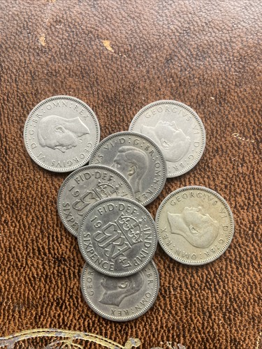 1947 sixpence six - 1947,