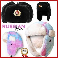 Russian Hat Mens Ushanka Warm