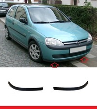 NEW FRONT BUMPER LOWER SPOILER PAIR (L+R) OPEL VAUXHALL CORSA C 2000-2003
