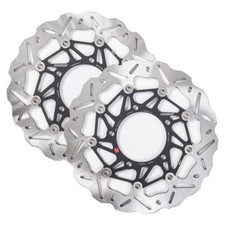 Pair of front brake discs