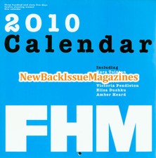 UK FHM Calendar 1/10,January