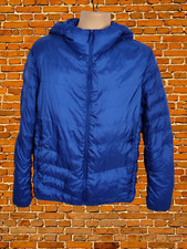 UNIQLO BLUE PUFFER JACKET COAT