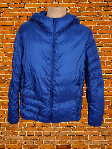 Uniqlo blue puffer jacket - uniqlo, coat