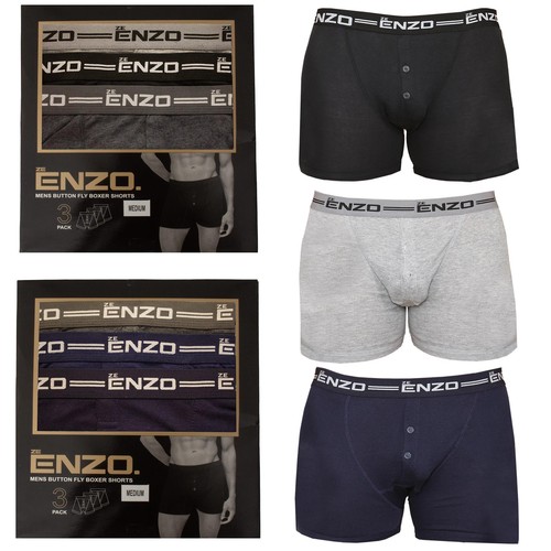 Enzo mens boxers shorts - enzo,