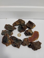 Amber pieces of - 11,