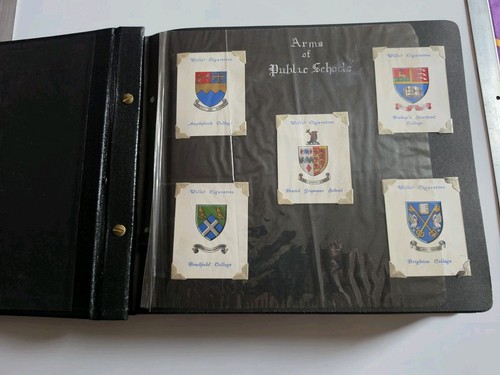 Cigarette cards album with - cigarette,