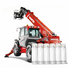 MANITOU TELEHANDLER RED