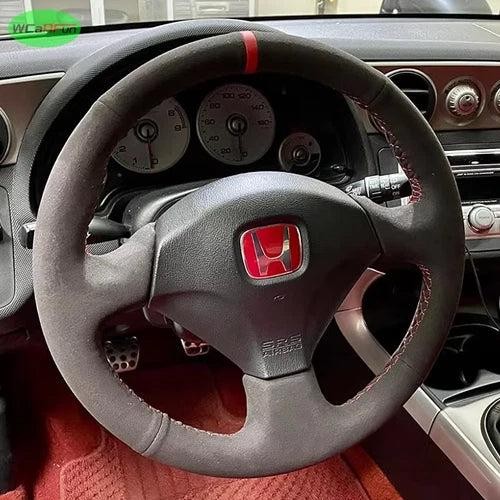 Black suede steering - black,