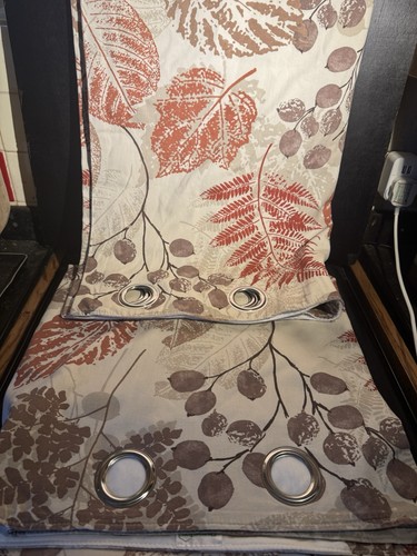 Dunelm pair autumn leaves - pair,