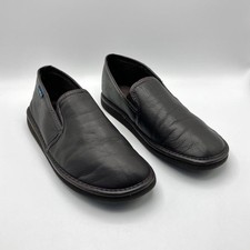 Moshulu Mens Dark Brown Faux Leather Fleece Lined Slippers UK 9