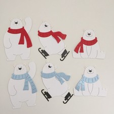 6 POLAR BEAR Christmas Card