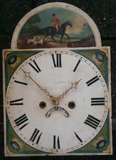 30 HR LONGCASE CLOCK DIAL+movent 12X17 INCH C 1850