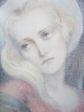 Baroness Ines Taxis, Angelic Beauty, Mid Century Tempera Painting