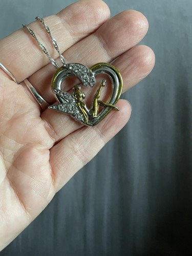 Tinkerbell necklace silver - necklace,