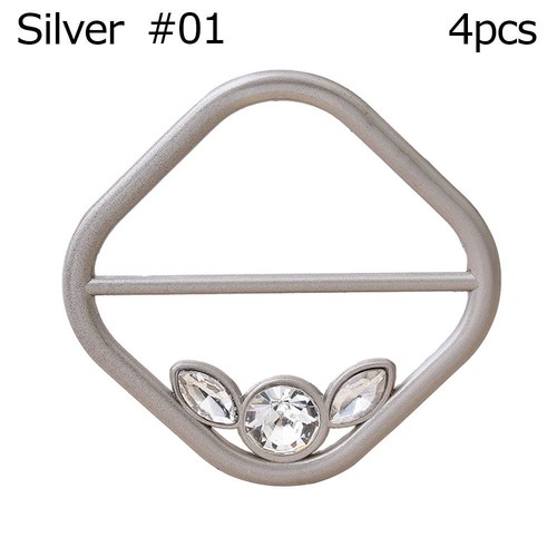 Brooch silk clasp - brooch,
