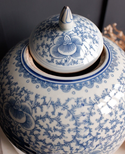 New blue white bulbous - white, large