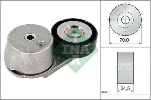 Multi ribbed belt tensioner - multi-ribbed,