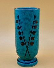 Vintage Gustavsberg Argenta Lily Of The Valley Bud Vase