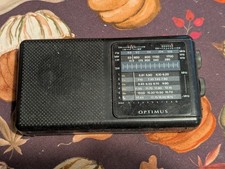 Optimus Portable Multi-Band Radio AM/FM MW LW SW Shortwave Vintage Receiver