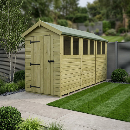 Apex shed single door - 12,