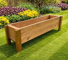 Wooden garden planter - wooden,