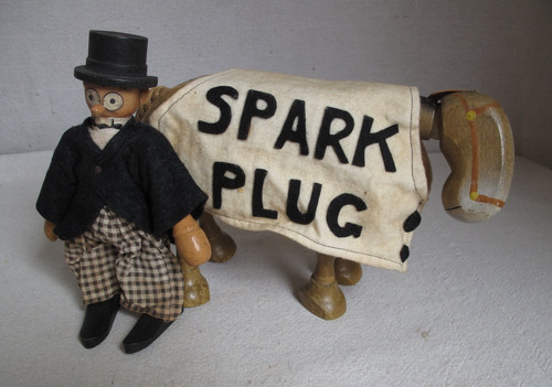 Antique schoenhut spark plug - antique,