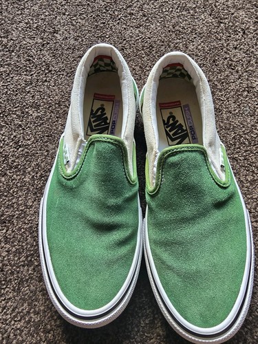 Vans pop cush white green - vans, white/green