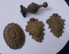 Classic Mouldings Applique Bookcase Onlay window Door Wood Decal Carved Finial