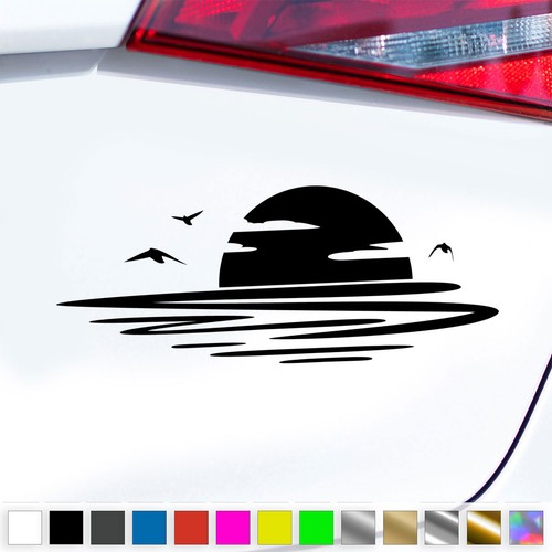 Sunset sticker sea beach - sea,
