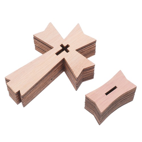 Pcs wooden crosses for - wooden,