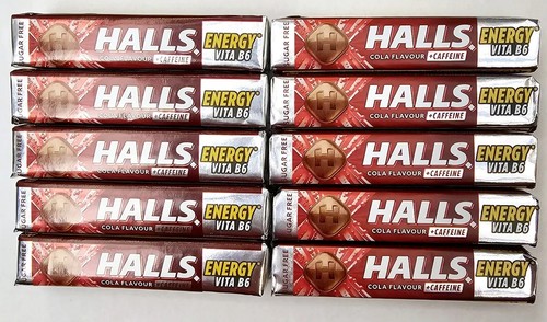 Halls cola flavour caffeine - halls, flavour+caffeine