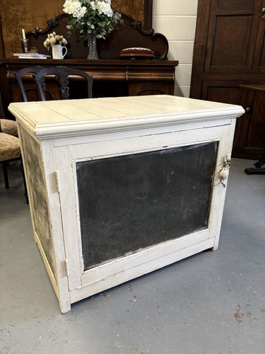 Large antique white painted - antique,