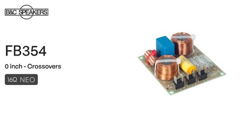 Speakers fb35416 crossover - b&c,