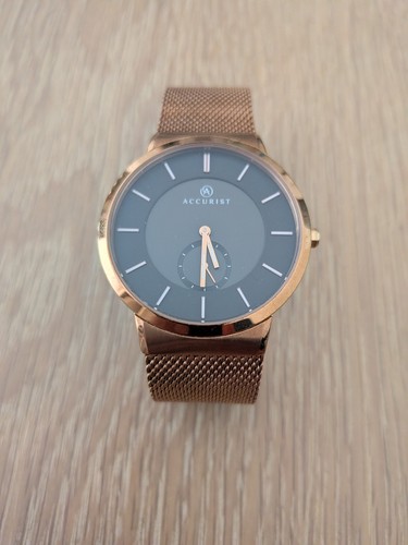 Accurist 7016 rose gold second - 7016,