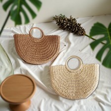 Rattan Straw Handbag Straw