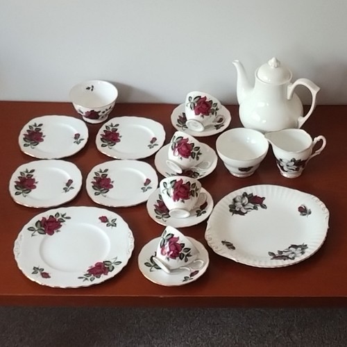 Colclough amoretta tea set - colclough,